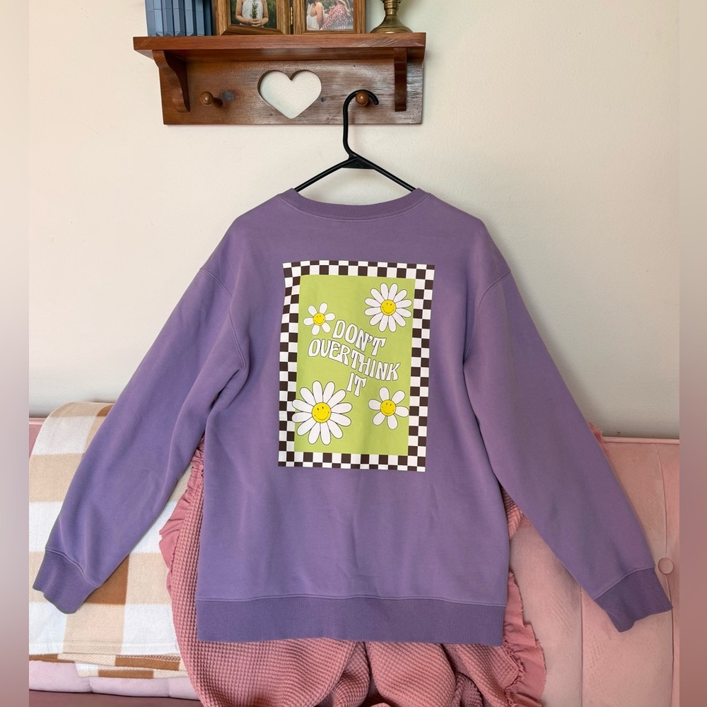Women’s Sweatshirt By Samii Ryan Smiley